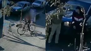 Video revela el origen del conflicto vial en Santiago que terminó con ciclista baleado por carabinero en retiro